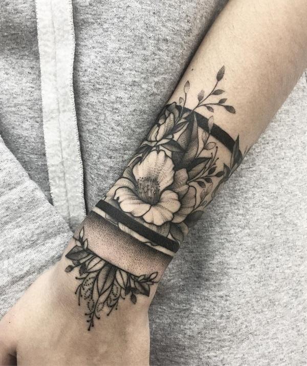 Forearm Flower Tattoos