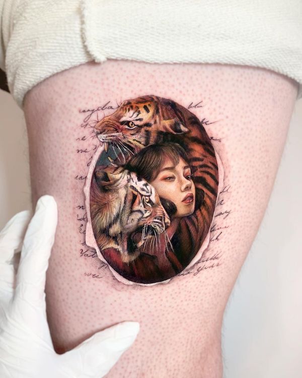 Aggregate 93+ about tiger name tattoo super hot .vn Aggregate 93+ about tiger name tattoo super hot .vn
