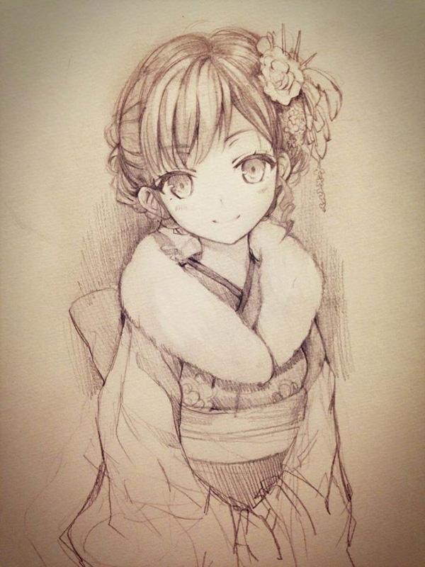 55 Beautiful Anime Drawings | Cuded