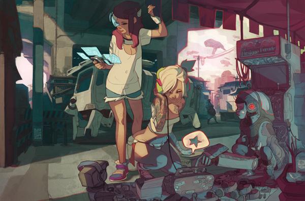 28 anime drawings-The Retro of Tomorrow