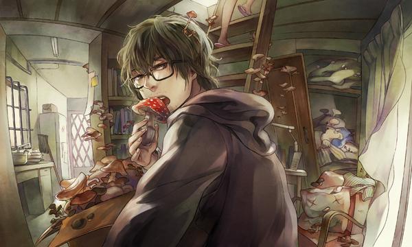 36 anime drawings-mushroom