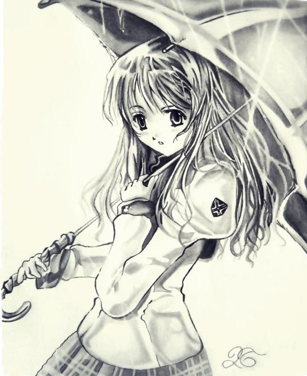 30+ Gambar Keren Anime Pensil - Romi Gambar