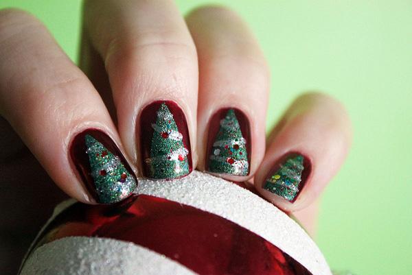 65 Cute Christmas Nails | Art and Design