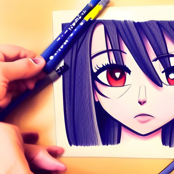 Anime Character Drawing by Kuroshi Shiro  Fine Art America