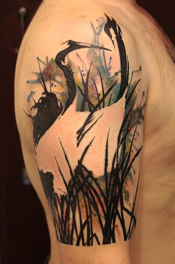 Men Abstract Tattoo