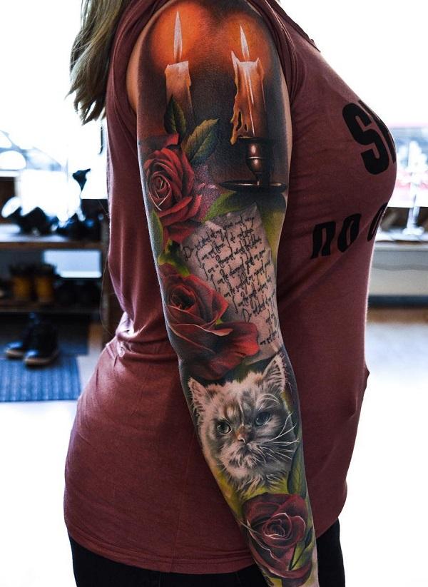 100+ Examples of Cute Cat Tattoo | Cuded 100+ Examples of Cute Cat Tattoo | Cuded