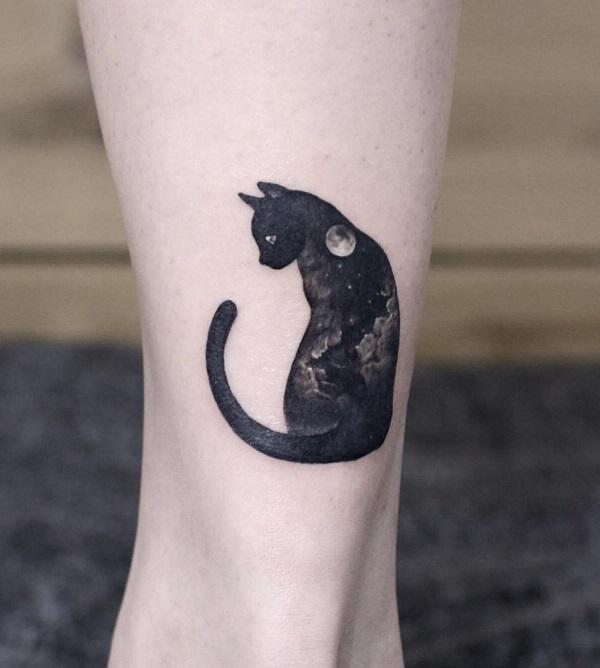 100+ Examples of Cute Cat Tattoo | Art and Design