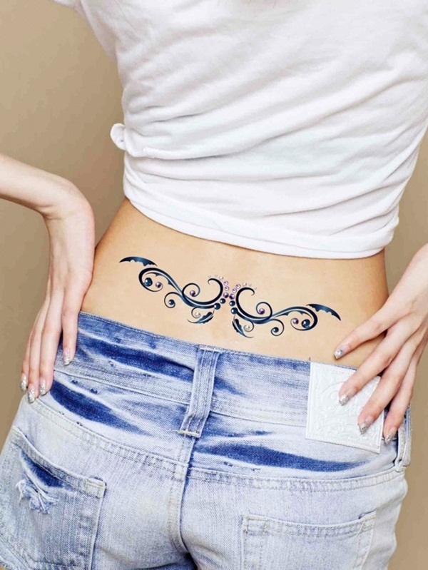 60+ Low Back Tattoos for women