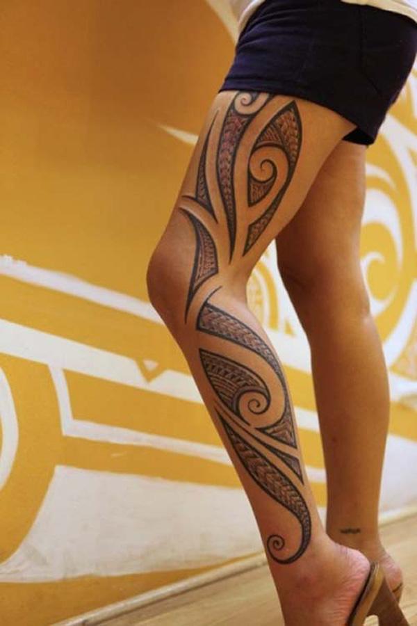 female tribal leg tattoTikTok Search