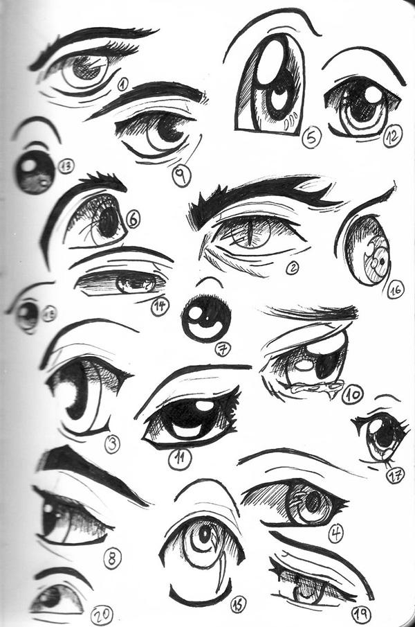 Learn The Intricacies Of How To Draw Anime Eyes - Bored Art