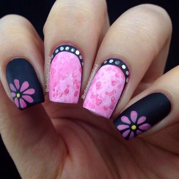 50 Flower Nail Art Designs | Art and Design