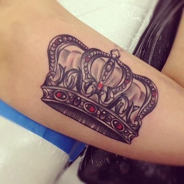 Great King & Queen Crown Tattoo – Tattoo for a week