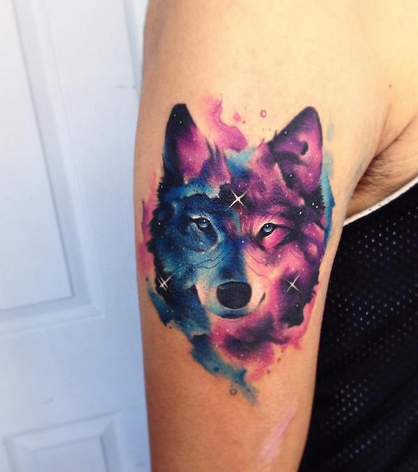 Rex Tattoo  Wolf with blue eyes wolftattoo  Facebook