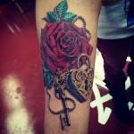 50 Inspiring Lock and Key Tattoos