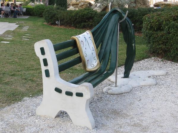 36 Melting Clock bench at Dalí Museum, St. Petersburg, Florida