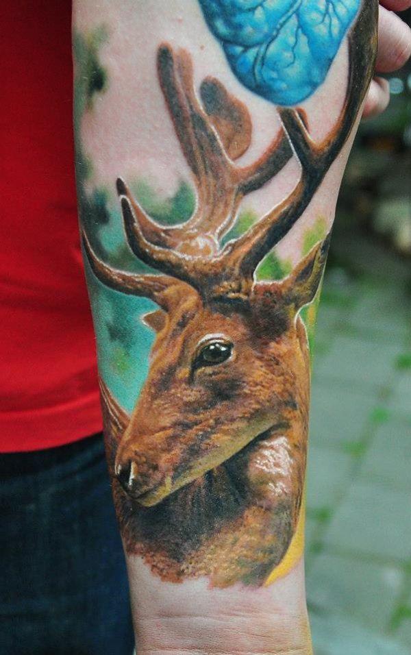 30 Cute Deer Tattoo Designs