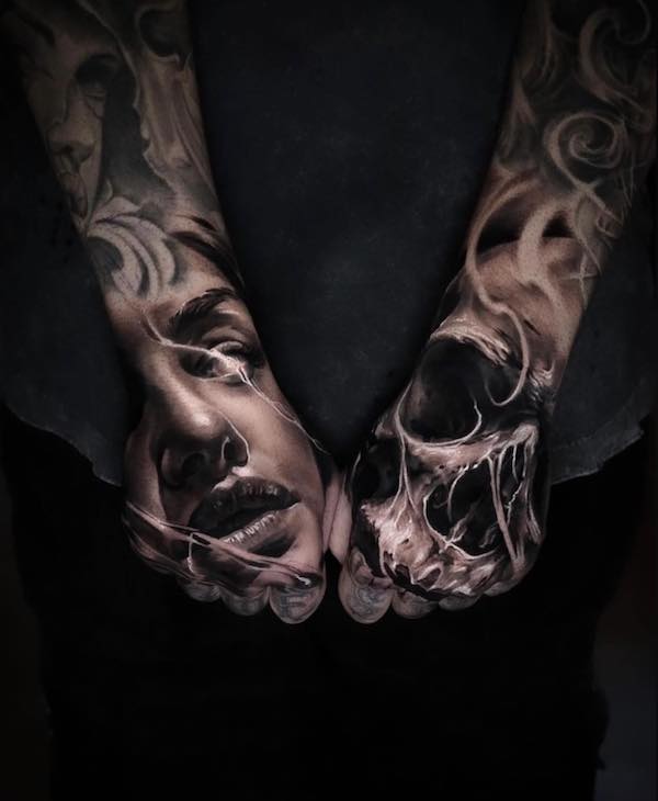 Top 31 Skeleton Hand Tattoo Ideas  Meanings  Fashionterest