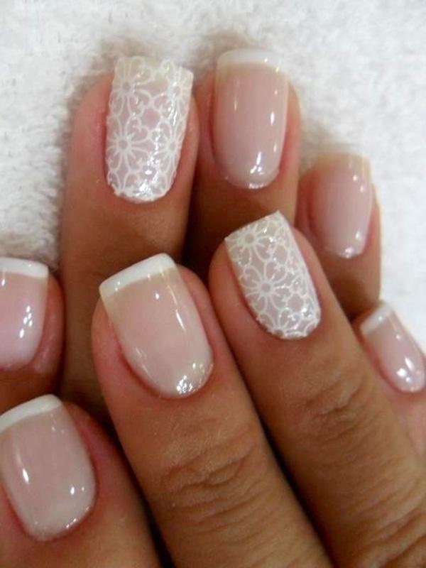 11 Lace cool nail designs