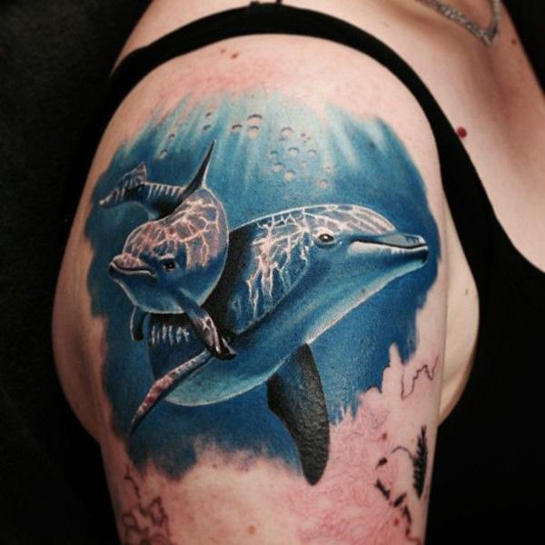 40+ Lovely Dolphin Tattoos and Meanings