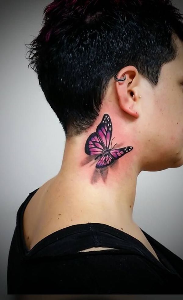 3D Butterfly Tattoo 56