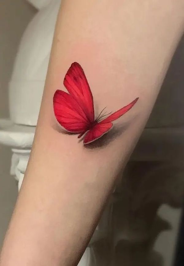 3D Butterfly Tattoo 57