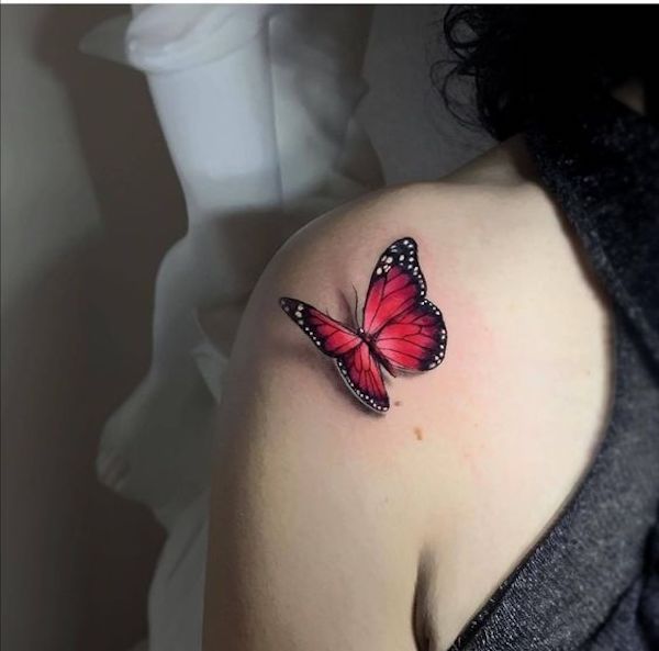 45+ Incredible 3D Butterfly Tattoos | Cuded