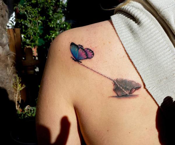 45+ Incredible 3D Butterfly Tattoos | Cuded