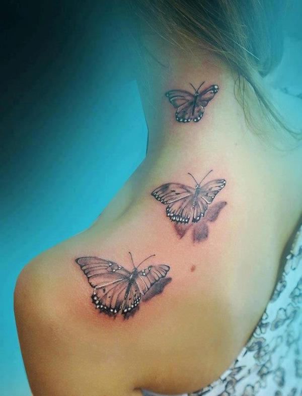 3D Butterfly Tattoos: Realism in Ink and Art