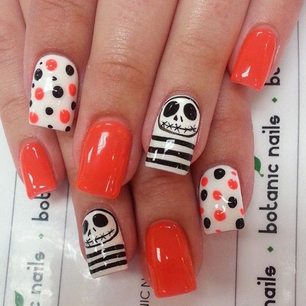 1 Halloween nail art