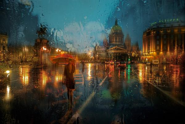 1 St. Petersburg. Autumn rains.... by Eduard Gordeev