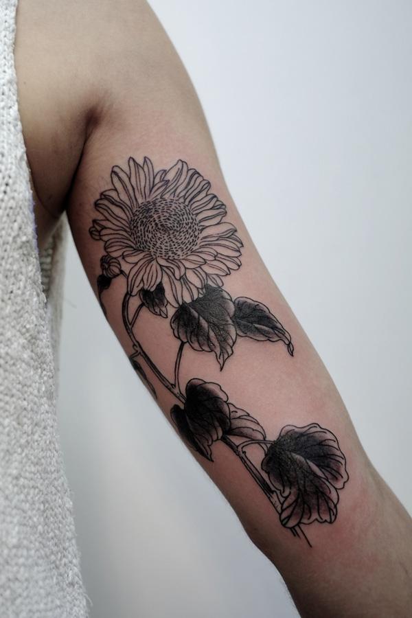 45 Inspirational Sunflower Tattoos | Cuded
