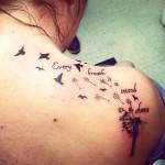 100 Dandelion Tattoo Designs for Women