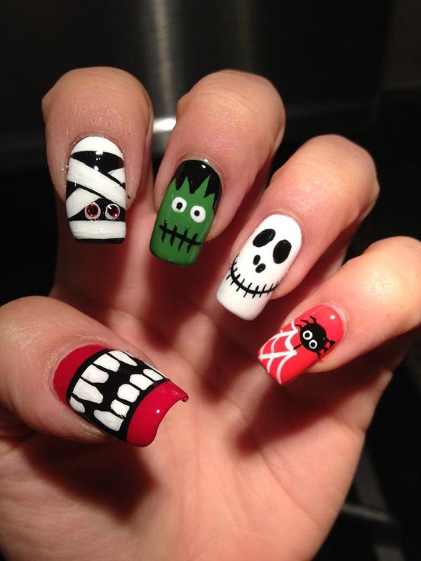 13 Halloween nail art