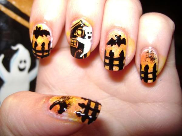 45 Halloween nail art