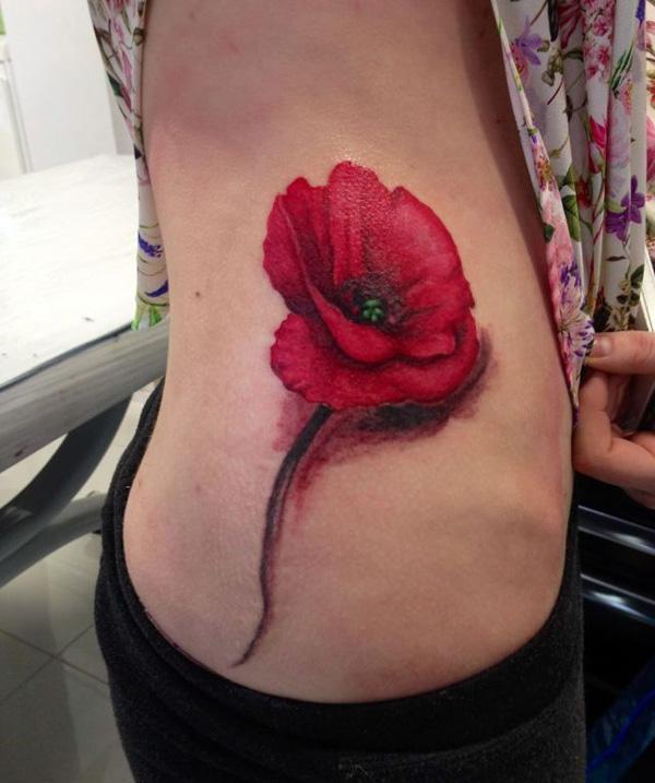 Poppy tattoo Cut Out Stock Images  Pictures  Alamy