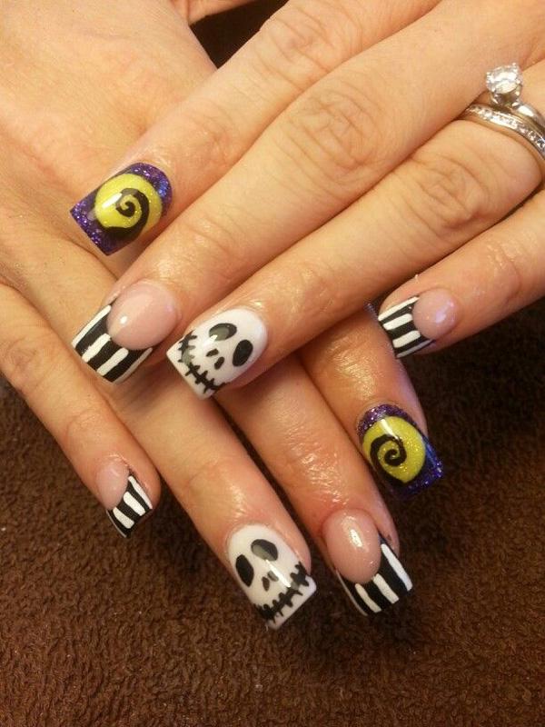 6 Halloween nail art