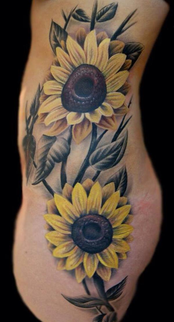 45 Inspirational Sunflower Tattoos Cuded