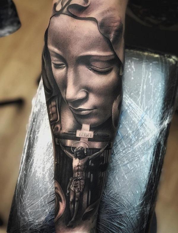 75 Inspiring Virgin Mary Tattoos Ideas  Meaning  Tattoo Me Now