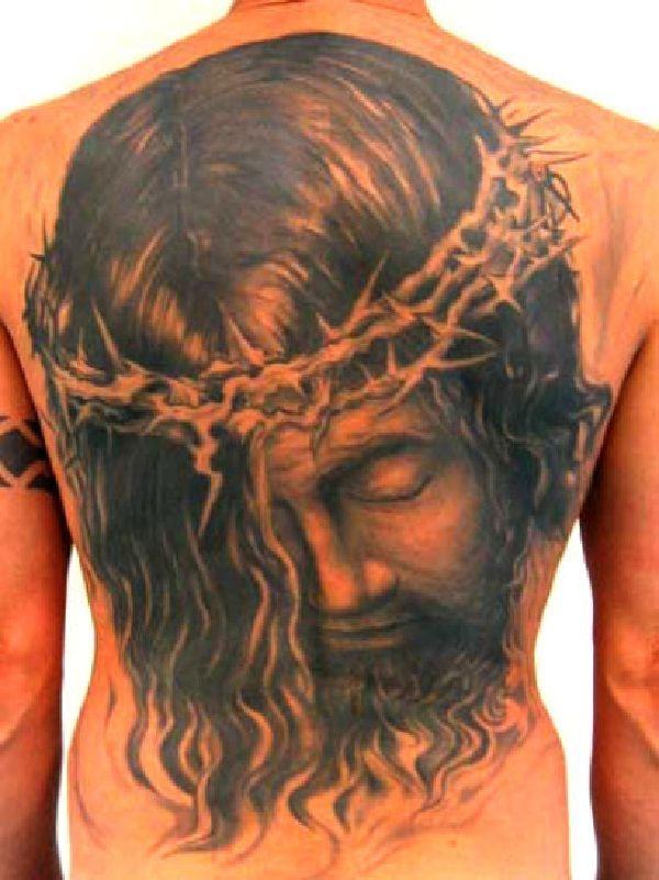 41+ Back Tattoo Jesus Design Pictures