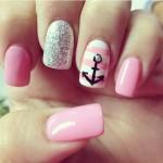 60 Cute Anchor Nail Designs