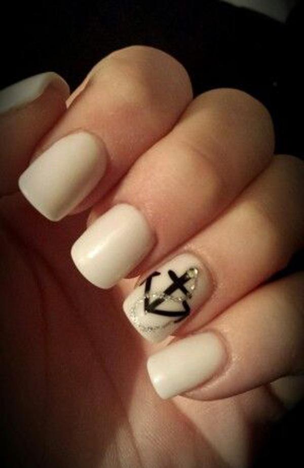 60 Cute Anchor Nail Designs | Art and Design | Anchor nail designs, Nautical  nails, Nautical nail designs