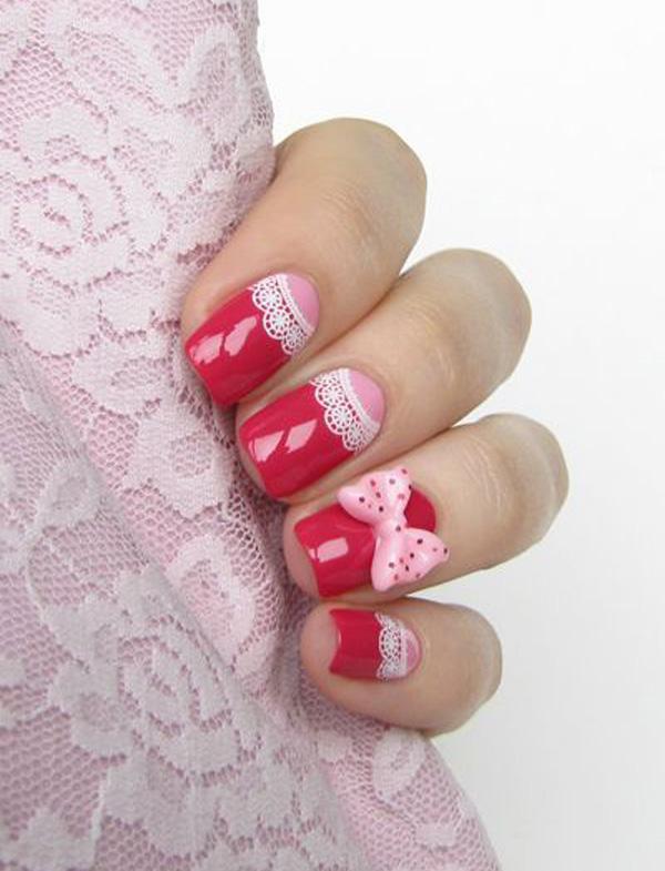25 lace nail art