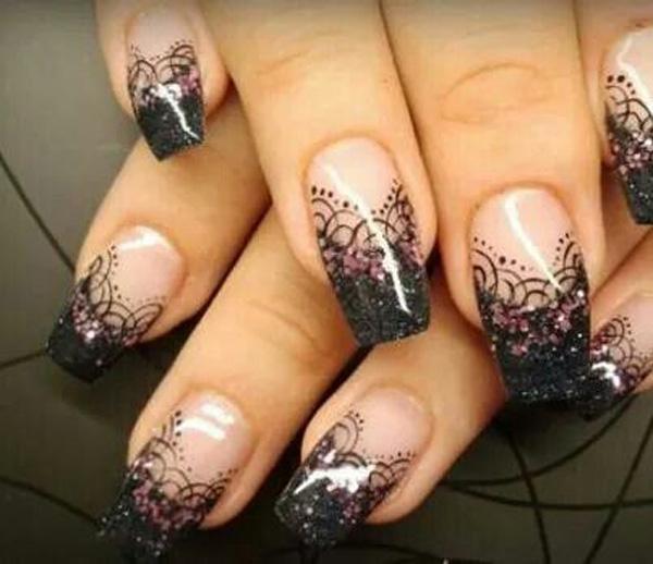 28 lace nail art