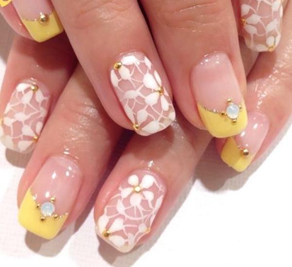 34 lace nail art