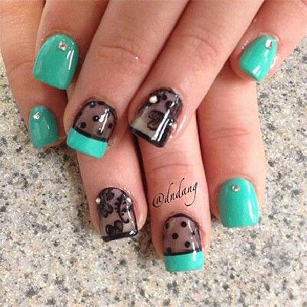 35 lace nail art