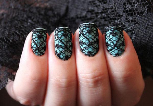 42 lace nail art
