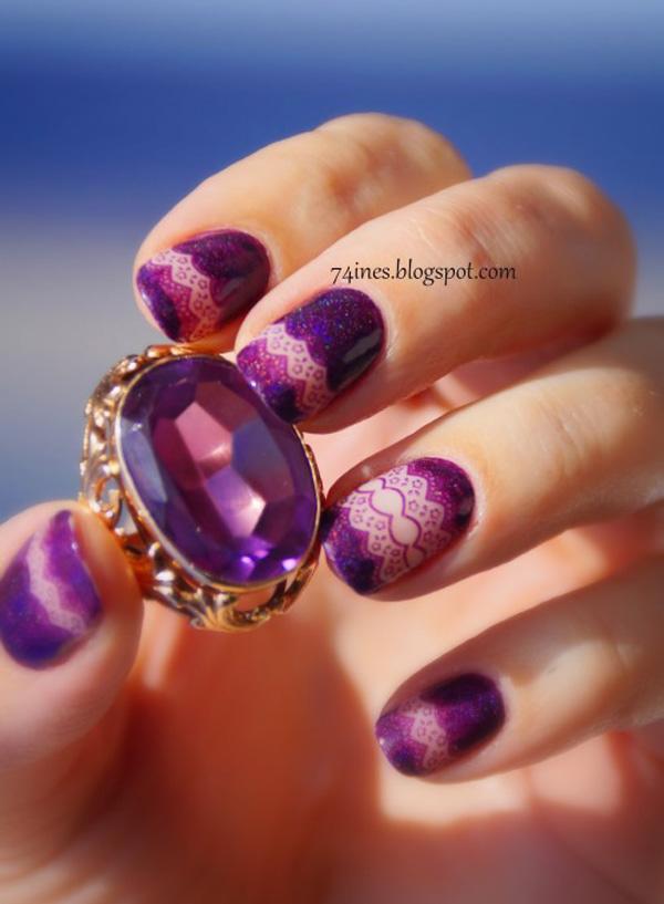 44 lace nail art