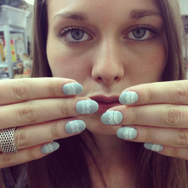 46 lace nail art