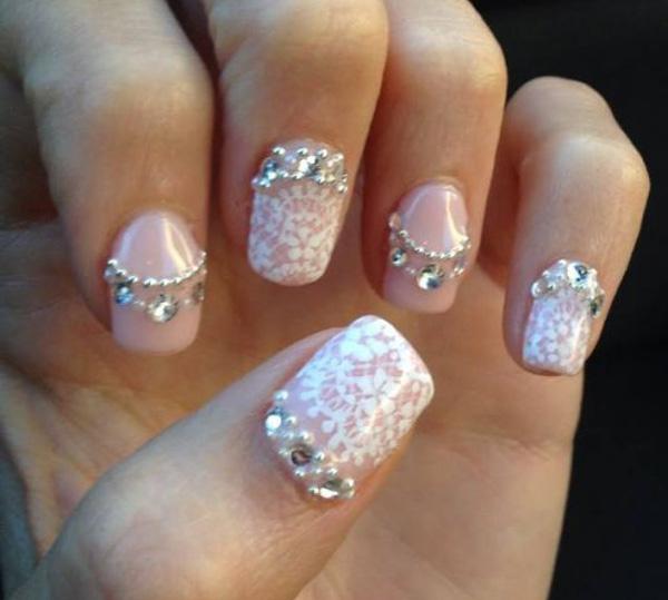 5 lace nail art