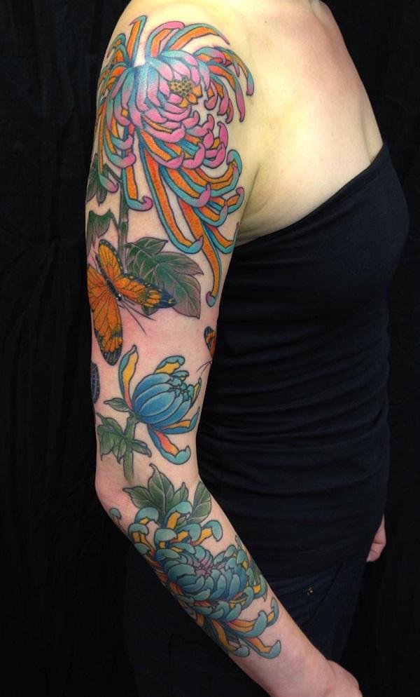 90 Beautiful Chrysanthemum Tattoo Ideas